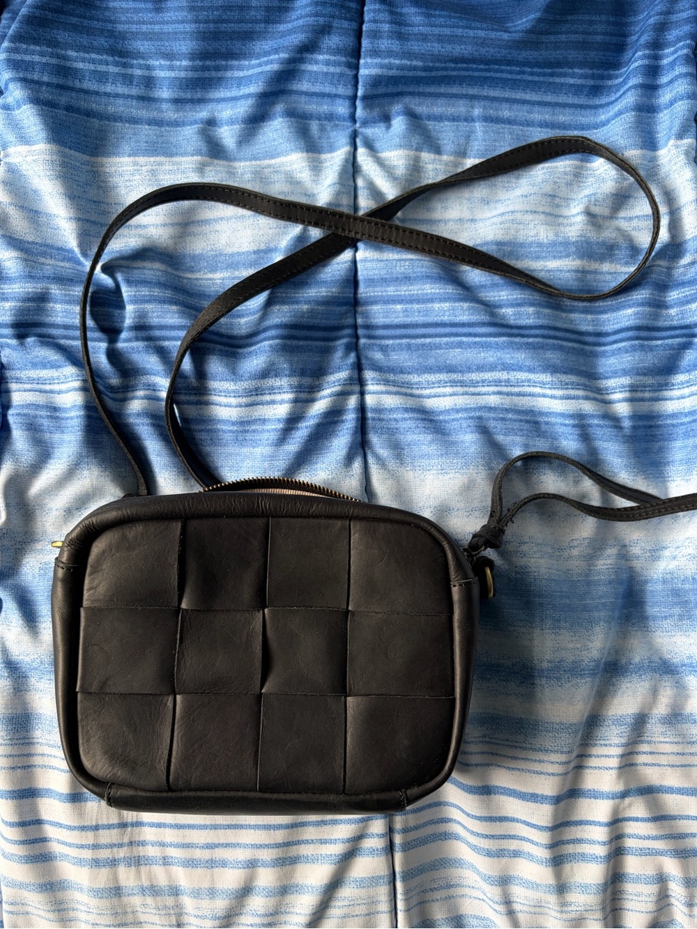 Margot New York Genuine Leather Crossbody Purse